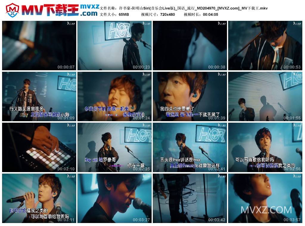 许书豪-阳明山Siri(音乐会Live版)_国语_流行_MD204970